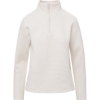 Custom Womens Zelda Zig Zag Quarter-Zip Pullover Vintage White