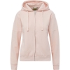 Custom Womens Vintage Fleece Hooded Full-Zip Sweatshirt Cameo Pink