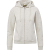 Custom Womens Vintage Fleece Hooded Full-Zip Sweatshirt Oatmeal