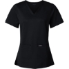 Custom Womens Cesi UltraSOFT­™ Scrub V-Neck Top Black