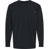 Custom Mens Traditional Heavyweight Long Sleeve T-Shirt Black