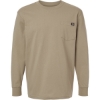 Custom Mens Traditional Heavyweight Long Sleeve T-Shirt Desert Sand