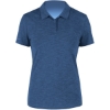 Custom Womens Breeze Tech Polo Navy Heathered