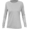 Custom Womens Breeze Tech Long Sleeve T-Shirt Alloy Heathered