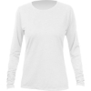 Custom Womens Breeze Tech Long Sleeve T-Shirt White Heathered