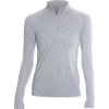 Custom Womens Flight Tech Quarter-Zip Pullover Alloy Heathered