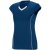 Custom Womens Blash Jersey Navy/ White