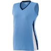 Custom Womens Tornado Jersey Columbia Blue/ Navy/ White