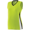 Custom Womens Tornado Jersey Lime/ Black/ White