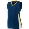 Custom Womens Tornado Jersey Navy/ Gold/ White