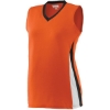 Custom Womens Tornado Jersey Orange/ Black/ White
