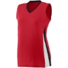 Custom Womens Tornado Jersey Red/ Black/ White