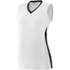 Custom Womens Tornado Jersey White/ Black/ White
