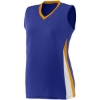 Custom Girls Tornado Jersey Purple/ Gold/ White