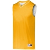 Custom Youth Reversible Two Color Jersey Gold/ White