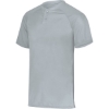 Custom Mens Attain Two-Button Jersey Silver