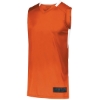 Custom Mens Step-Back Basketball Jersey Orange/ White