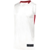 Custom Mens Step-Back Basketball Jersey White/ Red