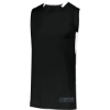 Custom Youth Step-Back Basketball Jersey Black/ White