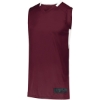 Custom Youth Step-Back Basketball Jersey Maroon/ White
