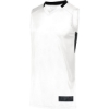 Custom Youth Step-Back Basketball Jersey White/ Black