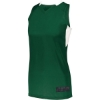 Custom Womens Step-Back Basketball Jersey Dark Green/ White