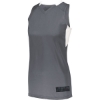 Custom Womens Step-Back Basketball Jersey Graphite/ White
