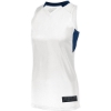 Custom Womens Step-Back Basketball Jersey White/ Navy