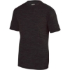 Custom Unisex Shadow Tonal Heather Training T-Shirt Black