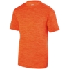 Custom Unisex Shadow Tonal Heather Training T-Shirt Orange