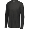 Custom Unisex Triblend Long Sleeve T-Shirt Black Heather