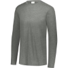 Custom Unisex Triblend Long Sleeve T-Shirt Grey Heather