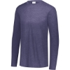 Custom Youth Triblend Long Sleeve T-Shirt Navy Heather