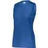 Custom Girls Sleeveless Wicking Attain Jersey Royal