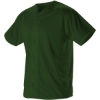 Custom Mens Full Button Lightweight Baseball Jersey Forest