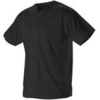 Custom Youth Full Button Lightweight Baseball Jersey Black