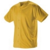 Custom Youth Full Button Lightweight Baseball Jersey Gold
