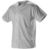 Custom Youth Full Button Lightweight Baseball Jersey Grey