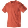 Custom Youth Full Button Lightweight Baseball Jersey Orange