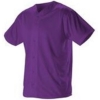 Custom Youth Full Button Lightweight Baseball Jersey Purple