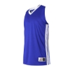 Custom Youth Single Ply Basketball Jersey Royal/ White