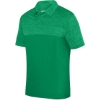 Custom Unisex Shadow Tonal Heather Polo Kelly