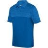 Custom Unisex Shadow Tonal Heather Polo Royal