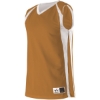 Custom Mens Reversible Basketball Jersey Texas Orange/ White