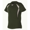 Custom Womens Short Sleeve Fastpitch Jersey Forest/ White