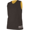 Custom Womens Reversible Mesh Tank Black/ Gold
