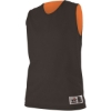 Custom Womens Reversible Mesh Tank Black/ Orange