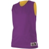 Custom Womens Reversible Mesh Tank Purple/ Gold