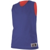 Custom Womens Reversible Mesh Tank Royal/ Red