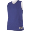 Custom Womens Reversible Mesh Tank Royal/ White
